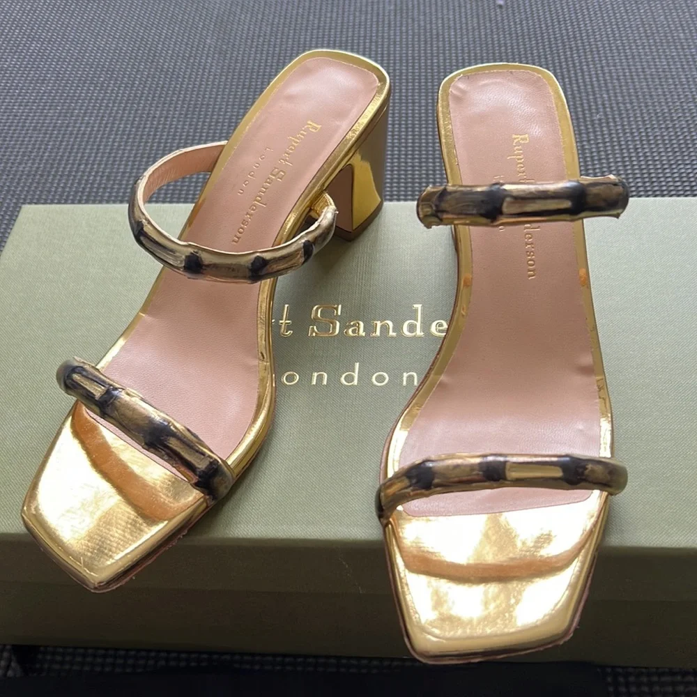 Rupert Sanderson gold - Picture 3 of 13